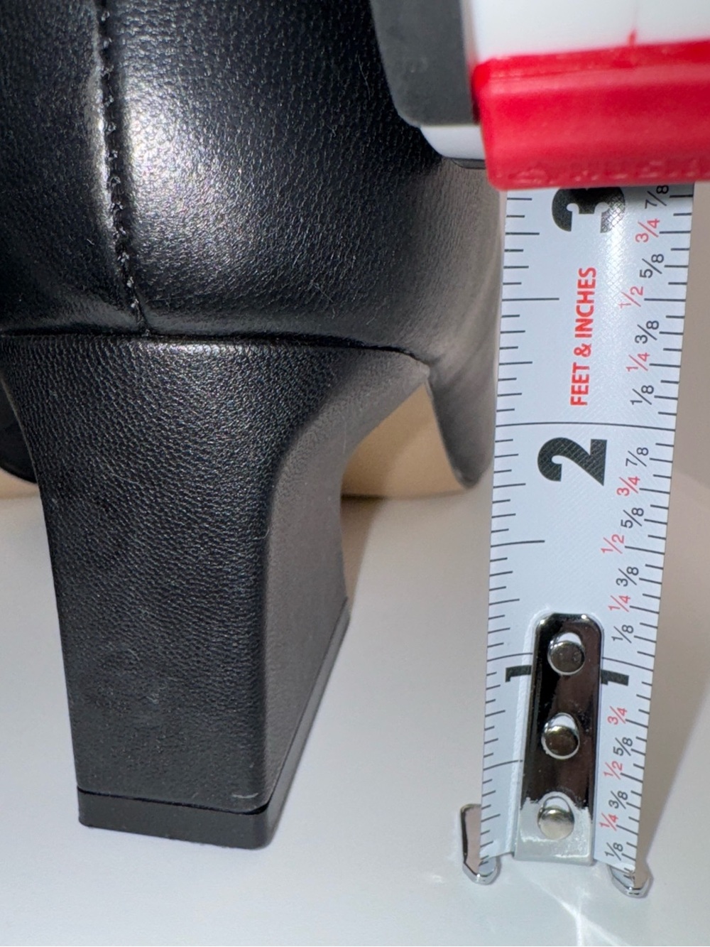Franco Sarto Samira Leather Heels Pump Women’s 11 Black - Picture 7 of 9